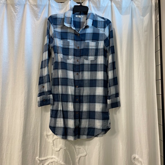 Women’s Billabong Flannel Shirt Dress US Size 5/6 - Picture 4 of 6